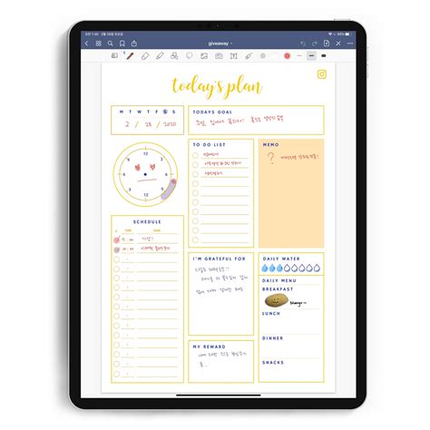 Goodnotes Planner Template